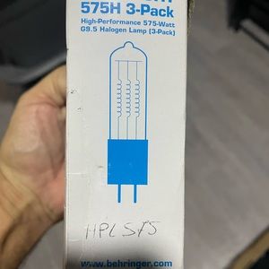 Stage lamps HPL575H Eurolight 2 pc set 230 volt input voltage New